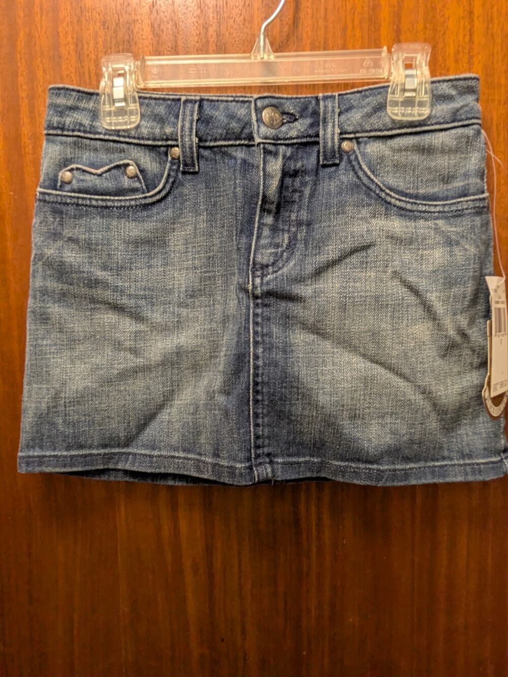 Juicy Couture Girls Denim Skirt Size 12 NWT